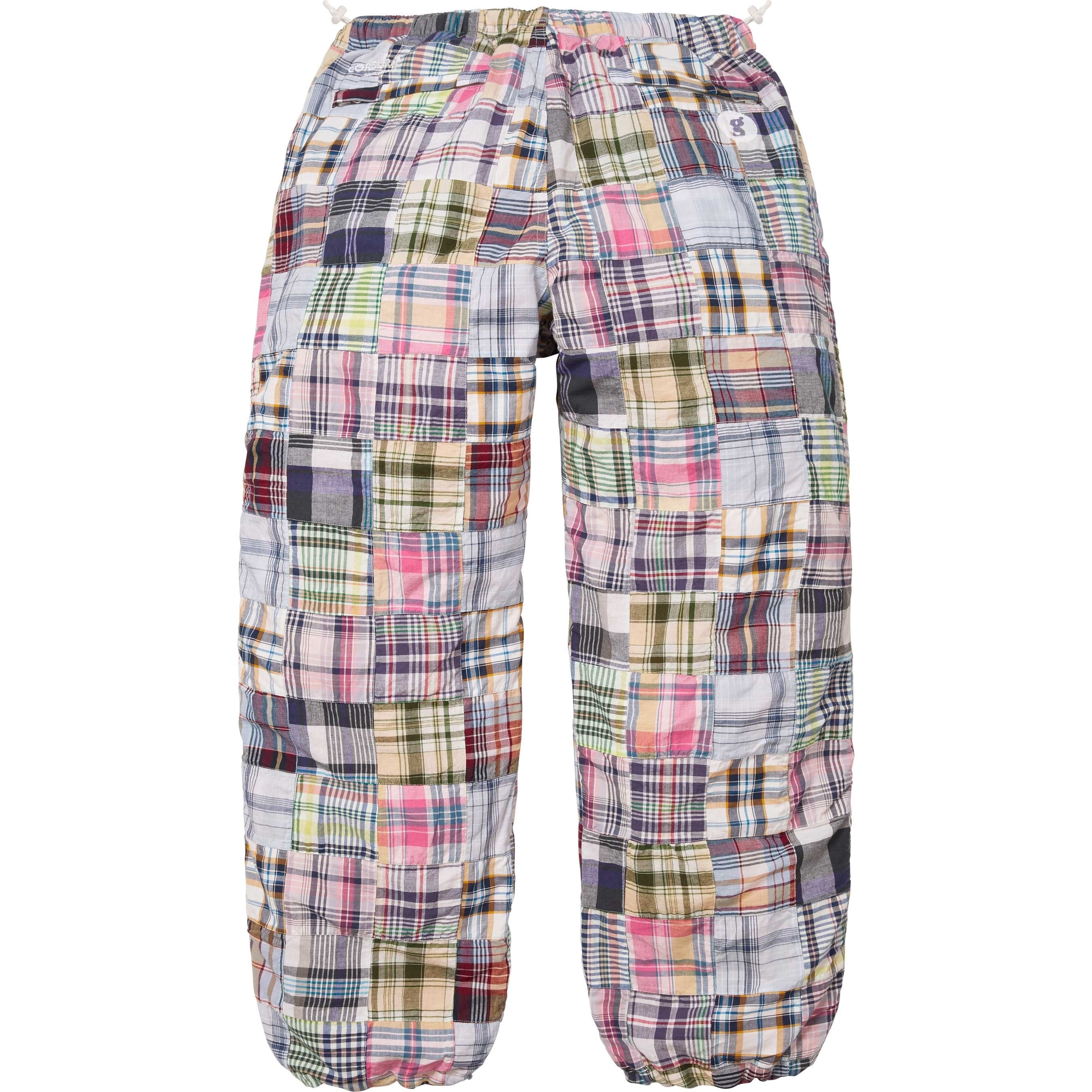 Supreme®/GOODENOUGH Patchwork Madras Full Zip Track Pant view 2